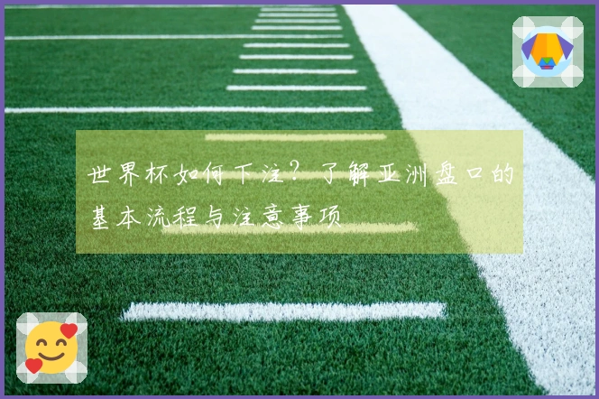世界杯如何下注？了解亚洲盘口的基本流程与注意事项