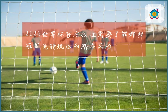 2026世界杯官方投注需要了解哪些冠军竞猜玩法和潜在风险