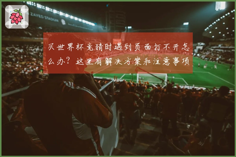 买世界杯竞猜时遇到页面打不开怎么办？这里有解决方案和注意事项
